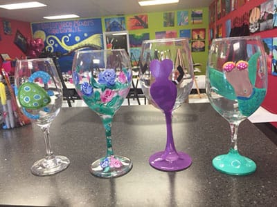 Paint Party Kit - Wine Glass - Paint The Town